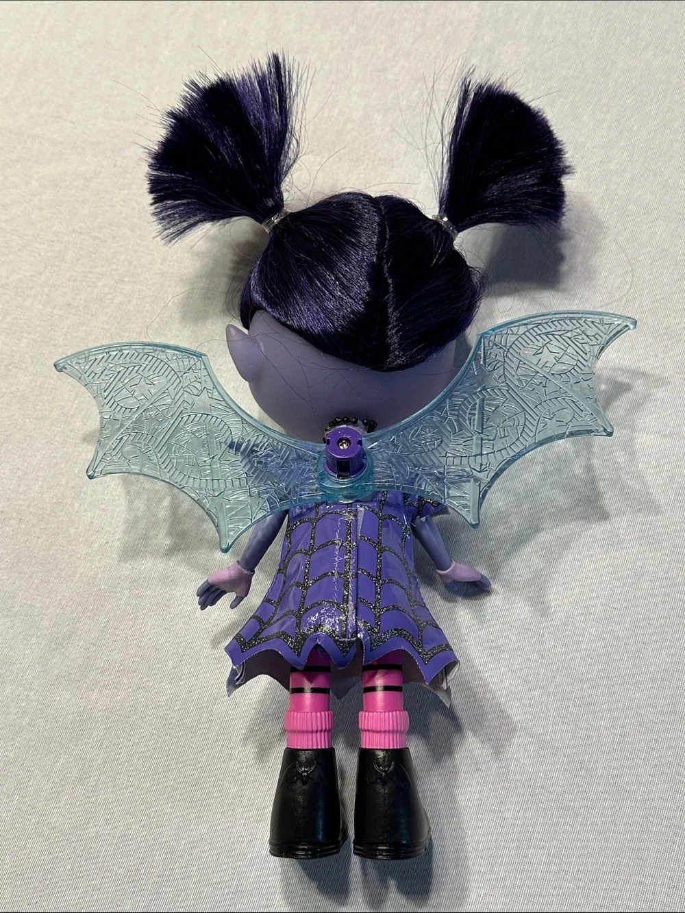 Disney Purple Vampirina Doll with Teal Wings and Pink Accents